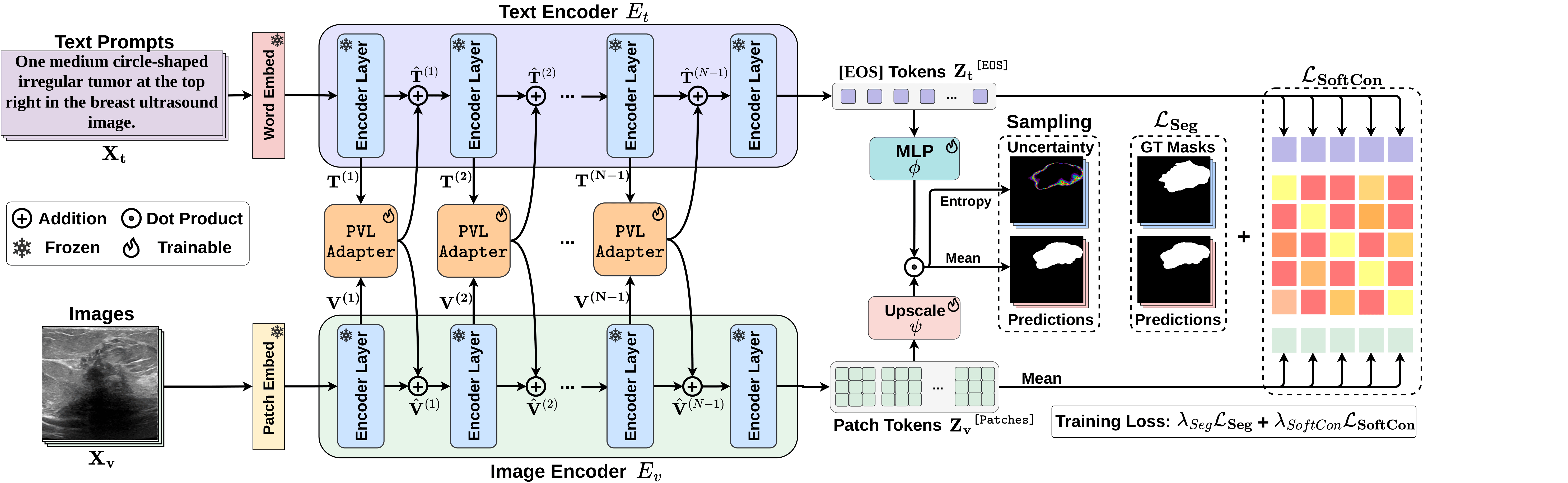 Overall architecture of MedCLIPSeg
